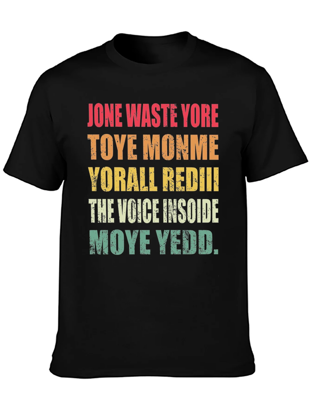 Retro Text T-Shirt product image 3