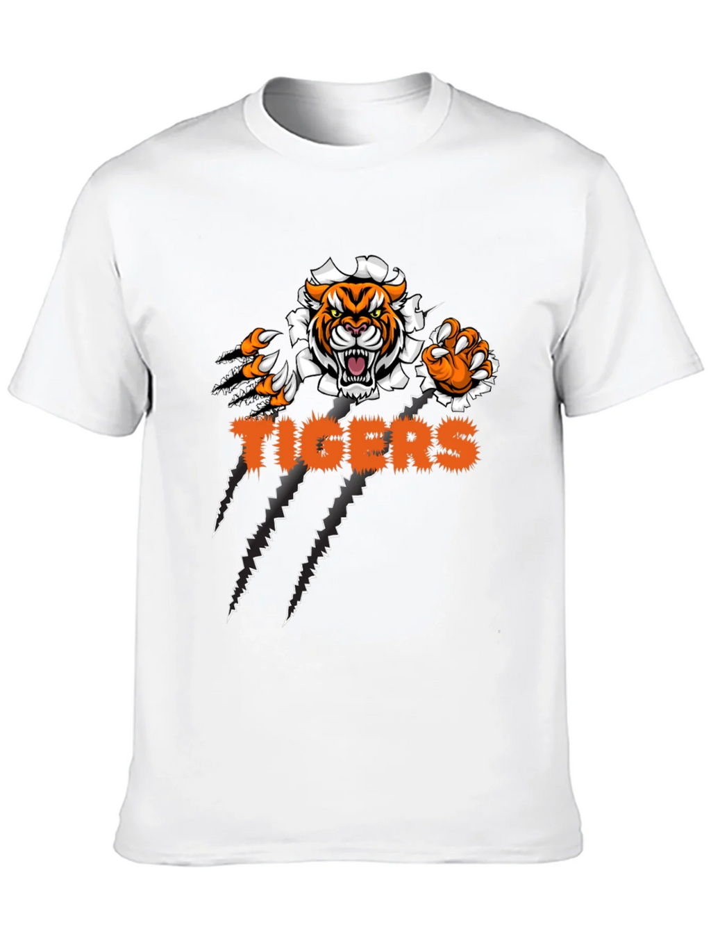 Tigers Graphic Print Black T-Shirt product image 8