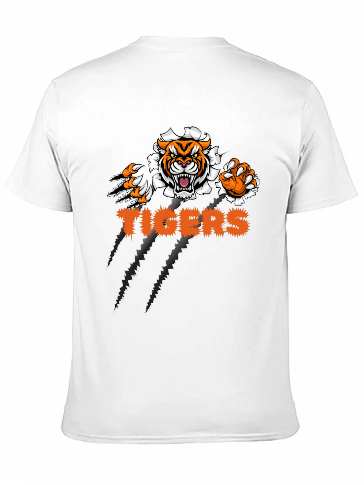 Tigers Graphic Print Black T-Shirt product image 9