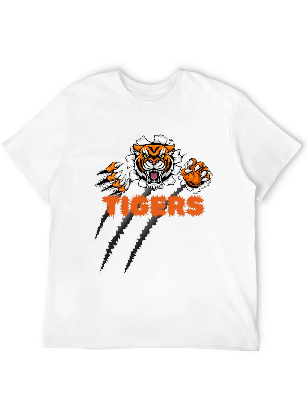 Tigers Graphic Print Black T-Shirt product image 10