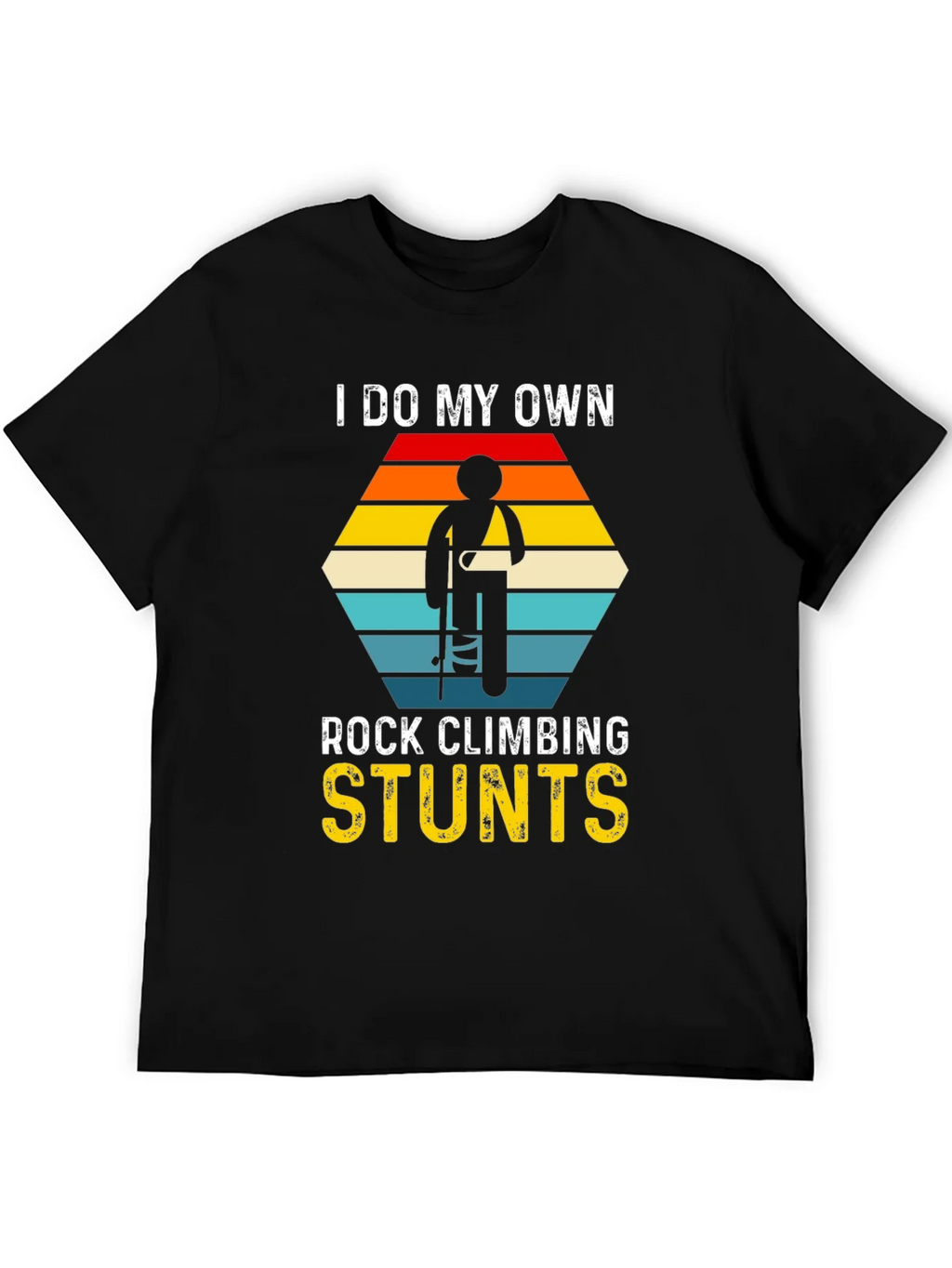 Rock Climbing Stunts Graphic T-Shirt product image 3