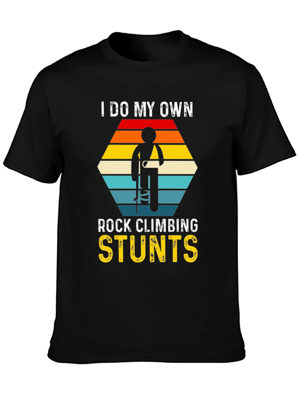 Rock Climbing Stunts Graphic T-Shirt product image 2