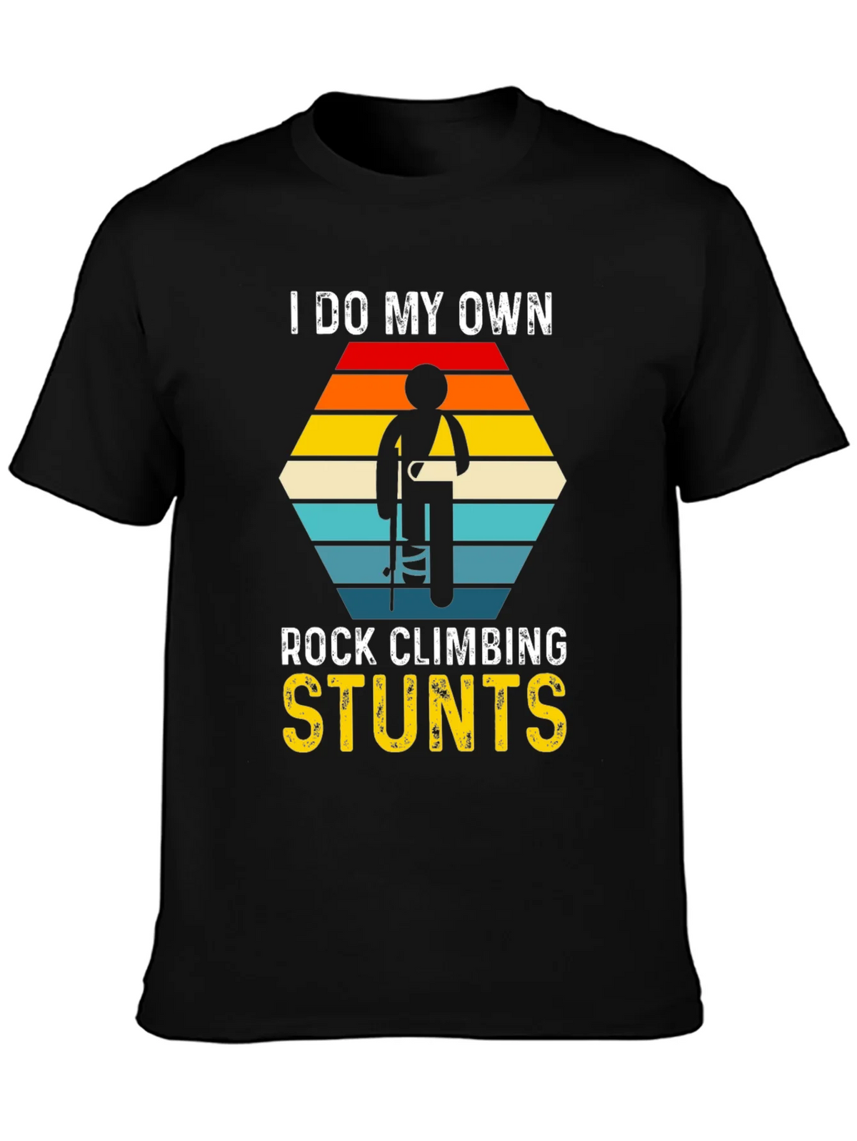 Rock Climbing Stunts Graphic T-Shirt product image 2