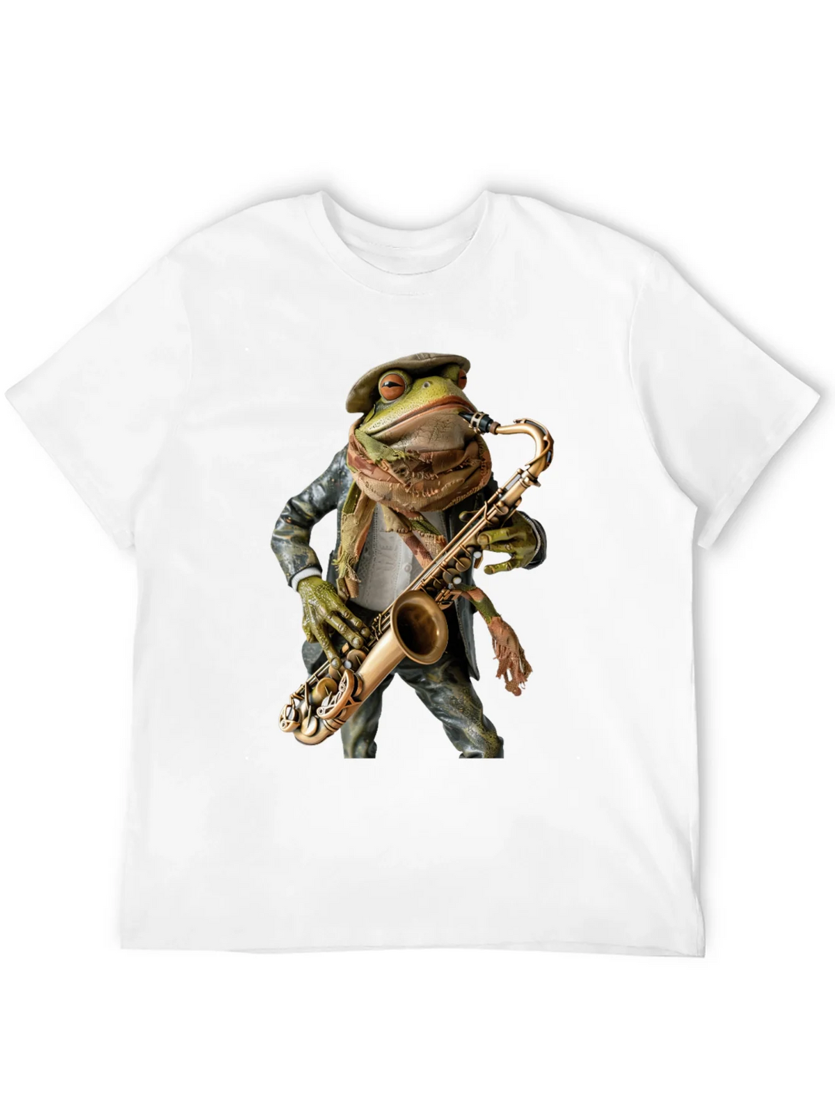 Jazz Frog Saxophone T-Shirt - Cool Musician Tee product image 10