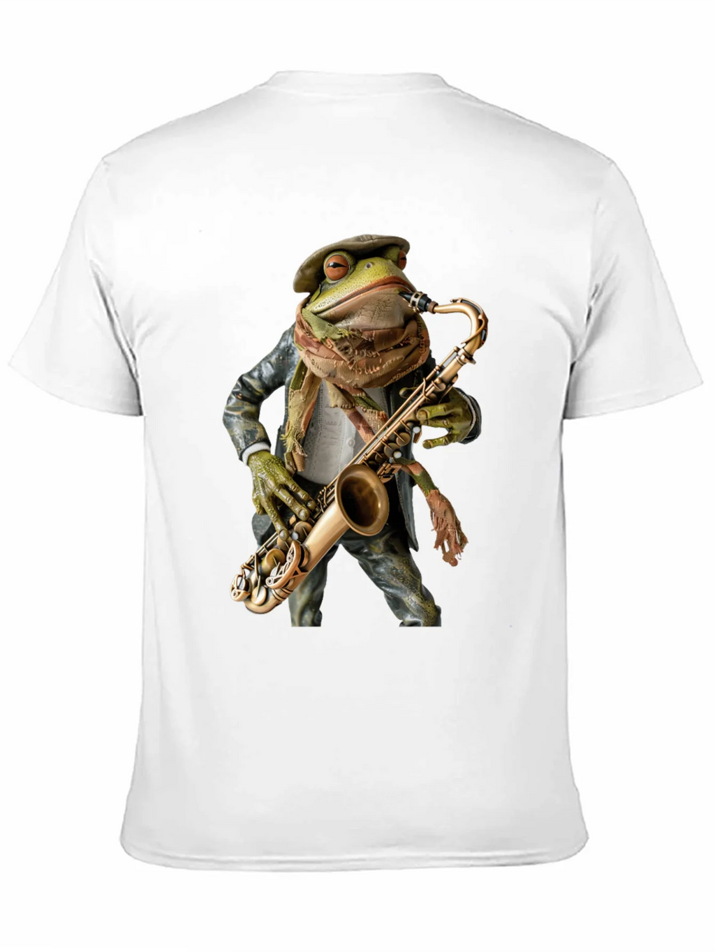Jazz Frog Saxophone T-Shirt - Cool Musician Tee product image 9