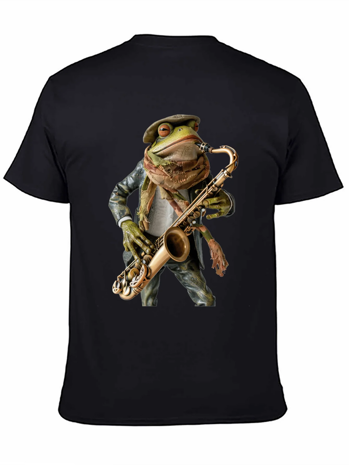 Jazz Frog Saxophone T-Shirt - Cool Musician Tee product image 4