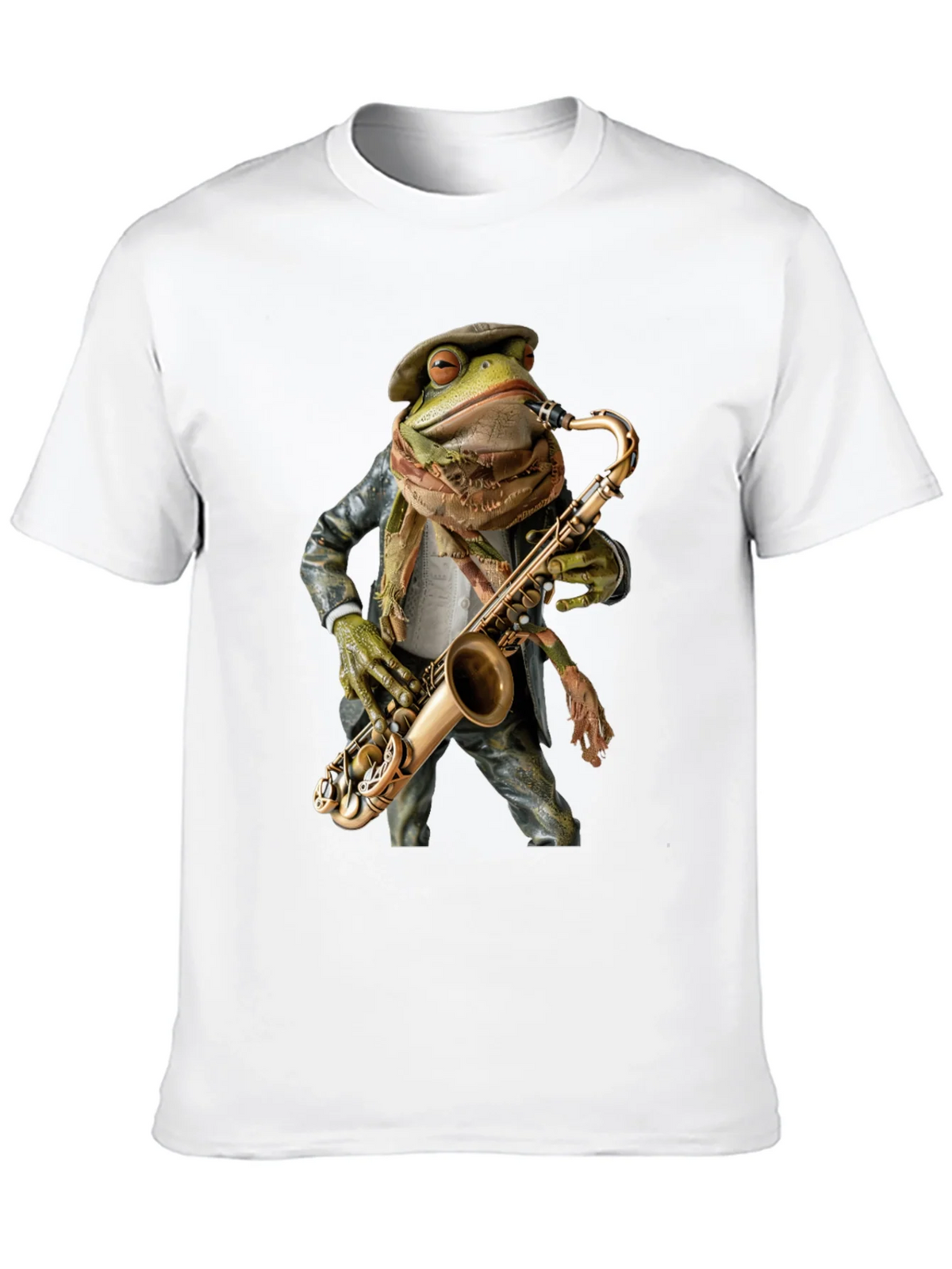 Jazz Frog Saxophone T-Shirt - Cool Musician Tee product image 8