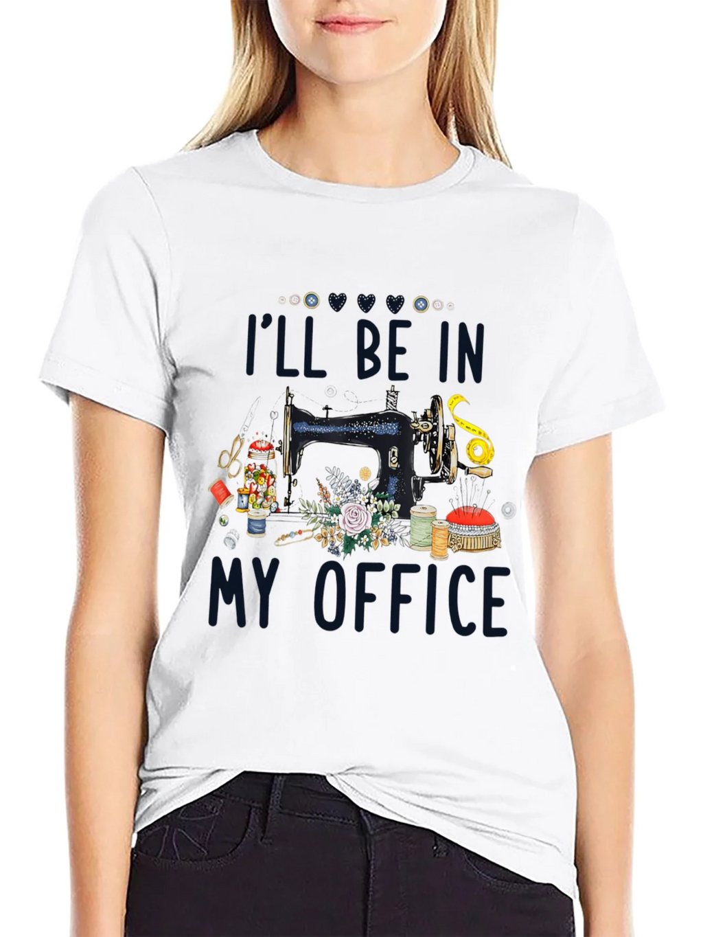 Sewing Room T-Shirt: Ill Be In My Office product image 8
