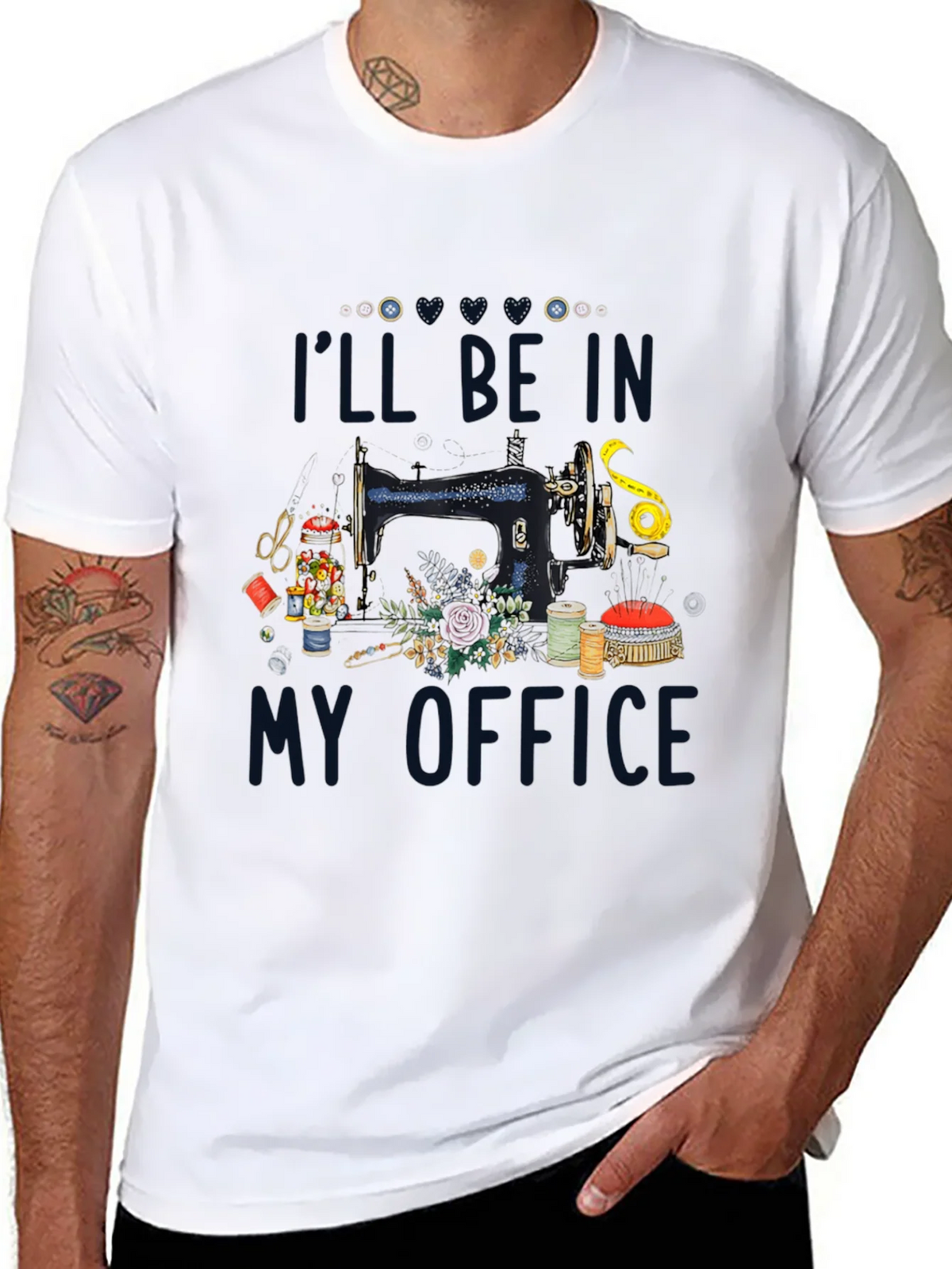 Sewing Room T-Shirt: Ill Be In My Office product image 7