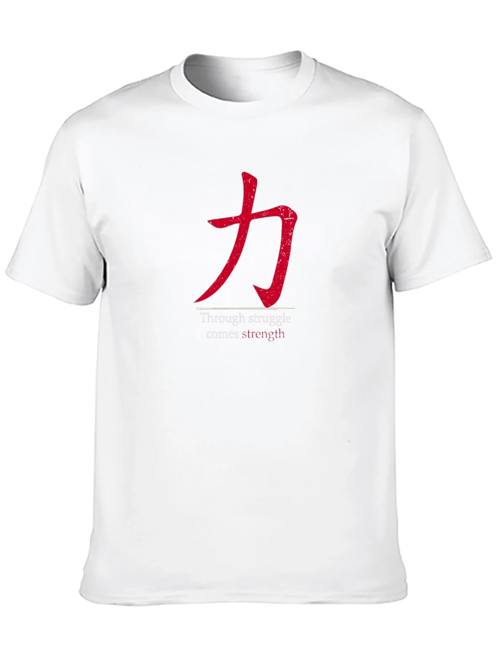Strength Through Struggle Mens Black T-Shirt product image 9