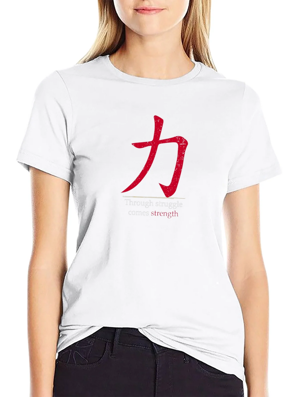 Strength Through Struggle Mens Black T-Shirt product image 8