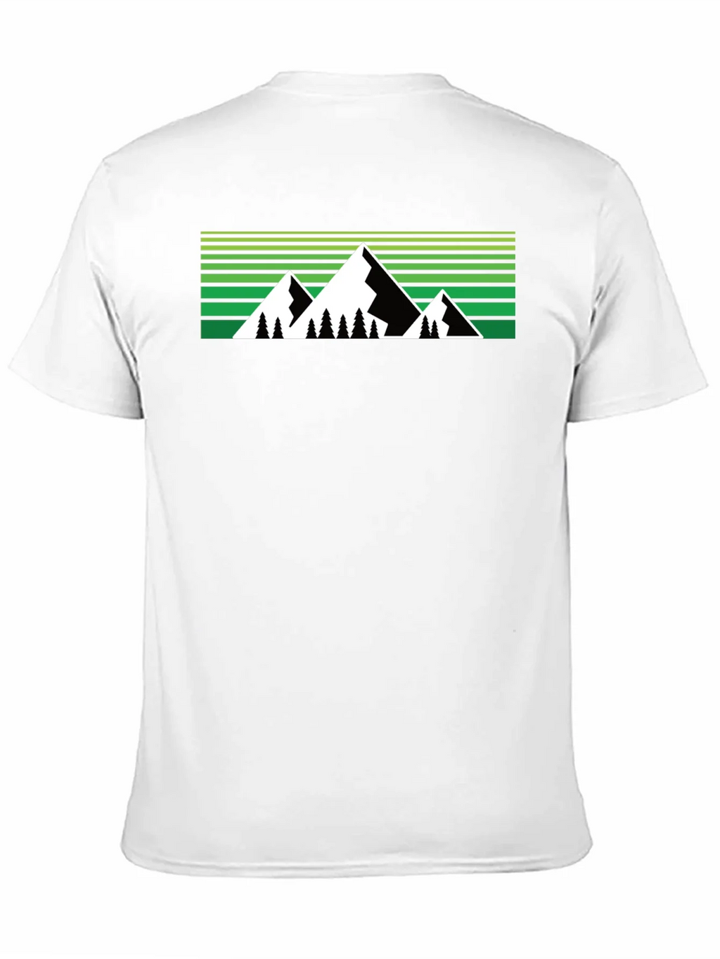 Mountain Graphic Tee - Black Crew Neck product image 9