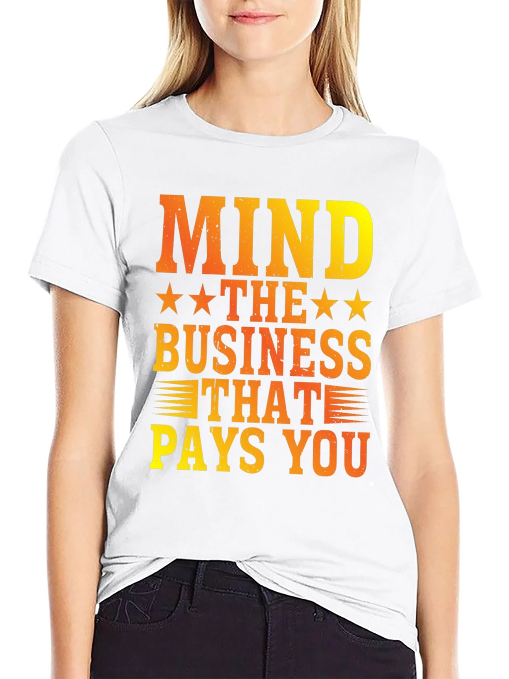 Mind The Business That Pays You Graphic Tee product image 8