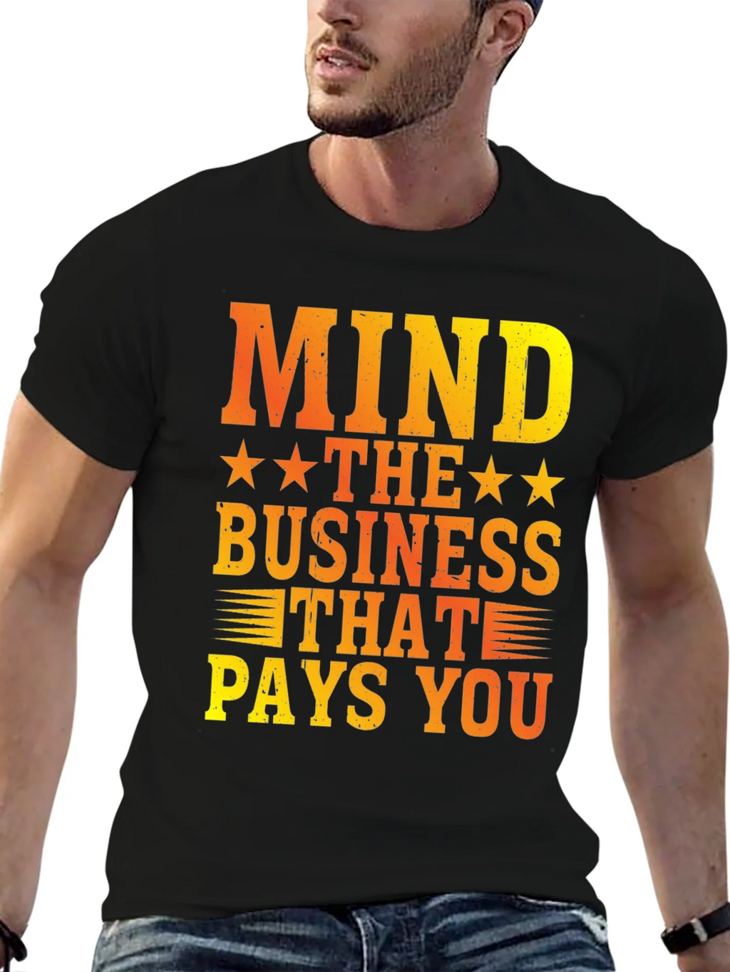 Mind The Business That Pays You Graphic Tee product image 6