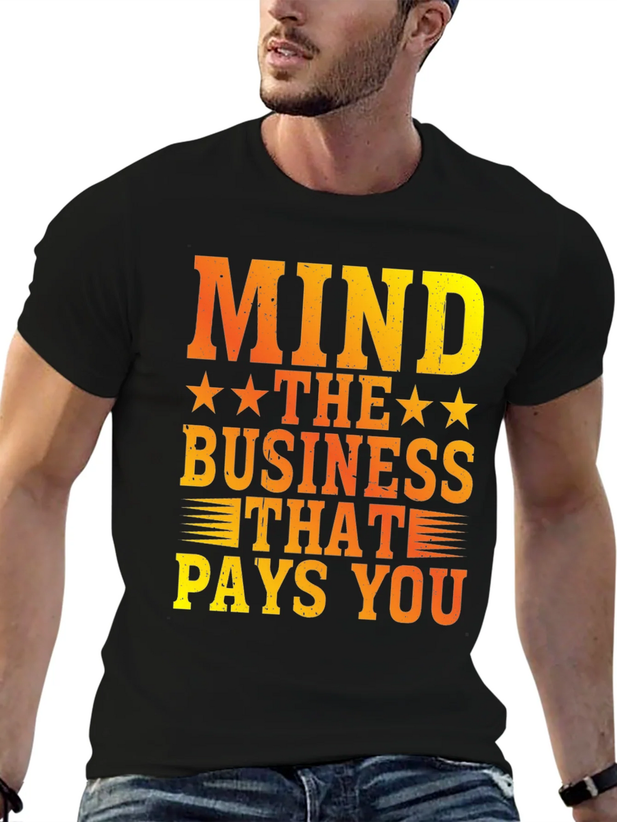 Mind The Business That Pays You Graphic Tee product image 6