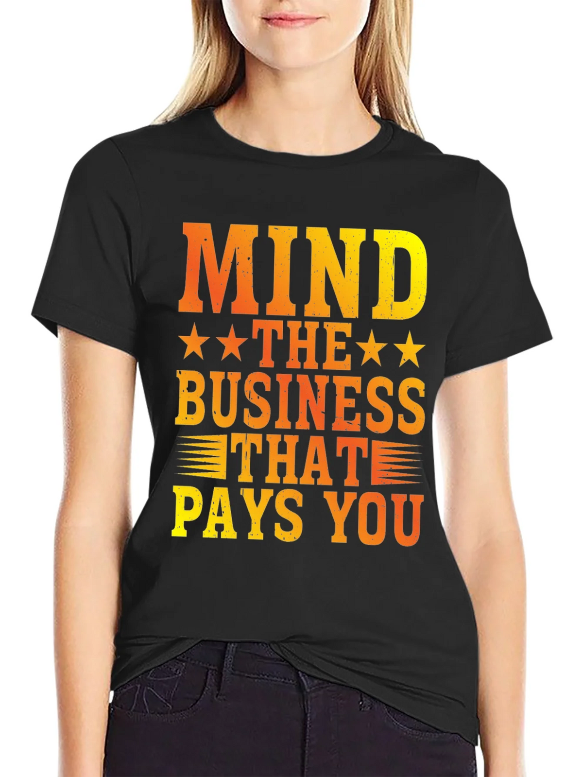 Mind The Business That Pays You Graphic Tee product image 2