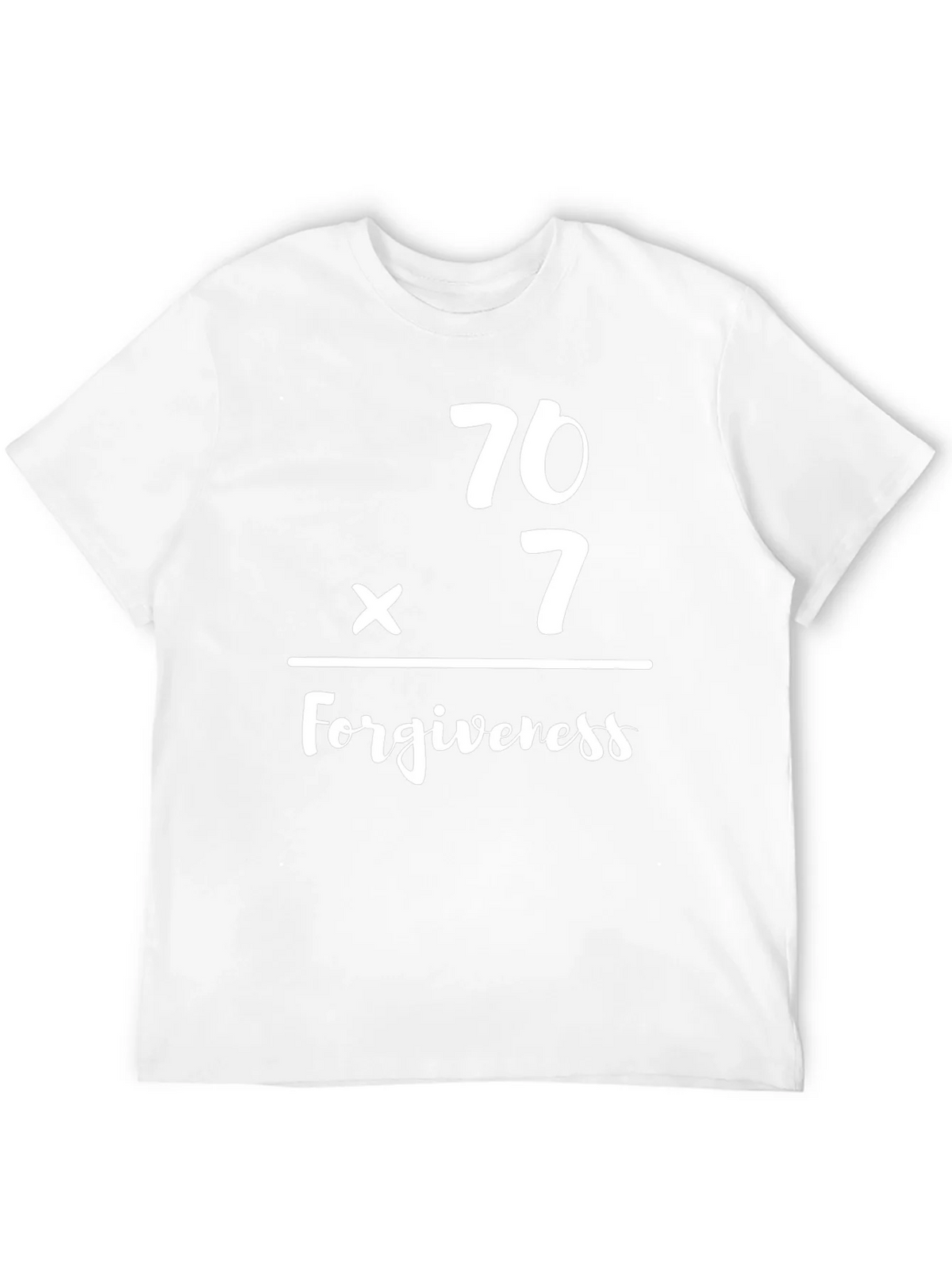 70 x 7 Forgiveness Tee - Christian Black T-Shirt product image 6