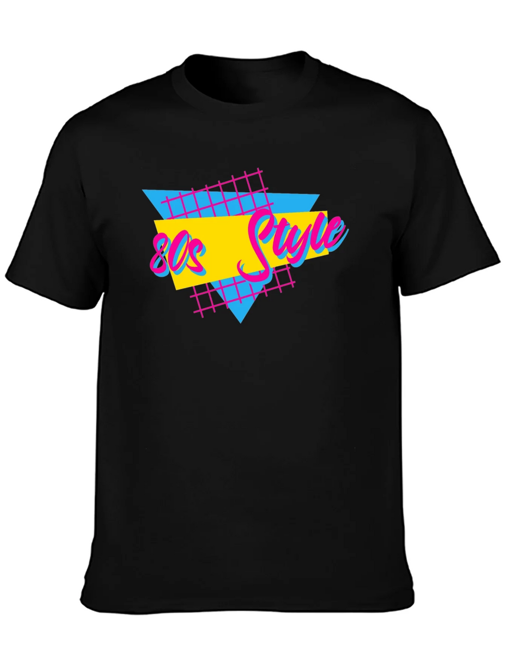 Retro 80s Style T-Shirt - Black product image 3