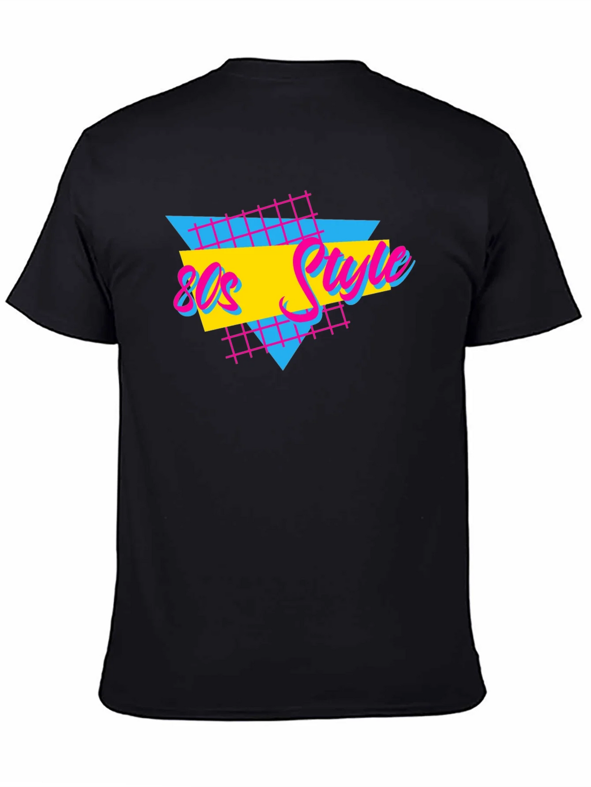 Retro 80s Style T-Shirt - Black product image 4