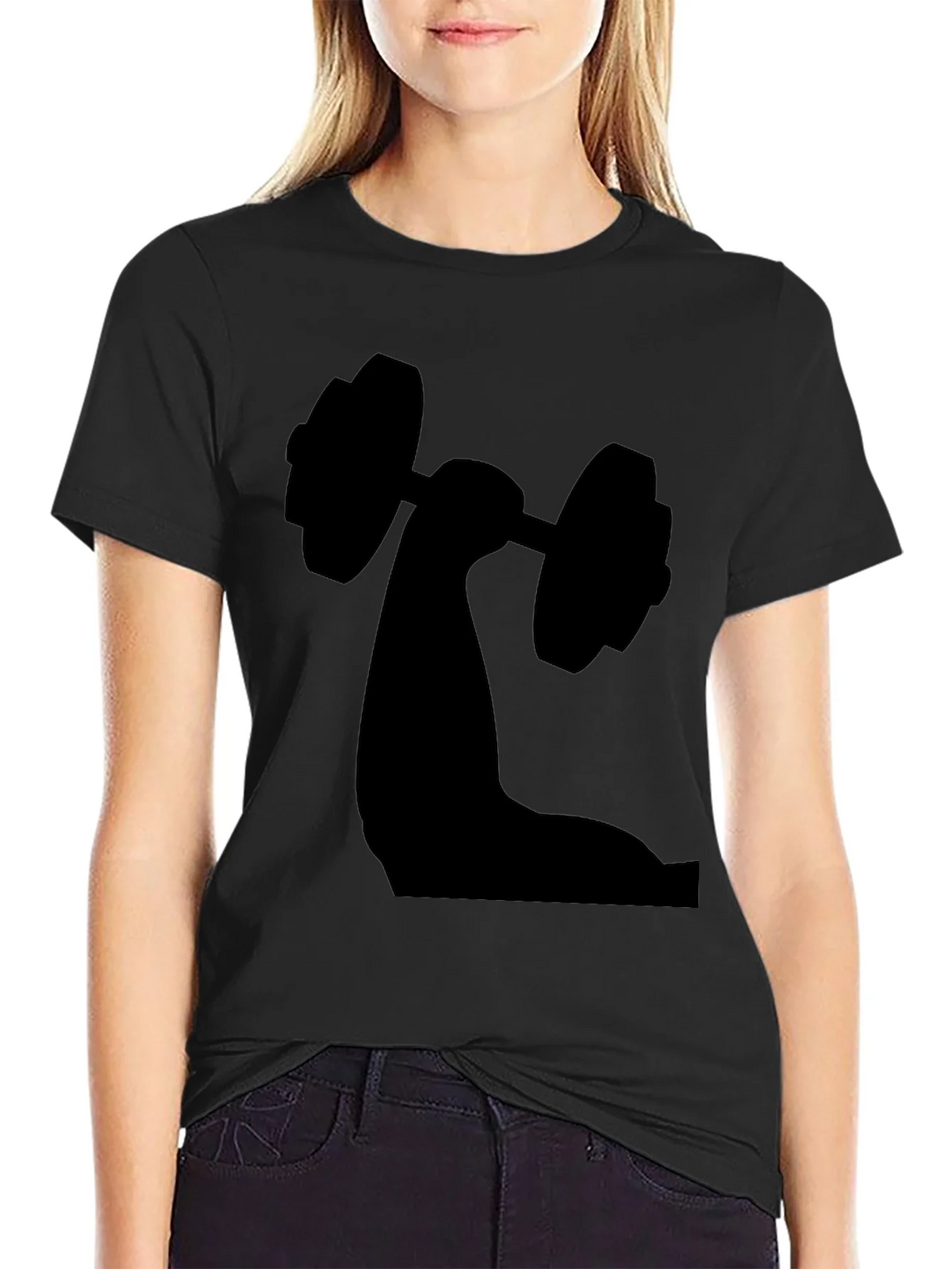 Weightlifting Arm Graphic Tee - Black product image 2