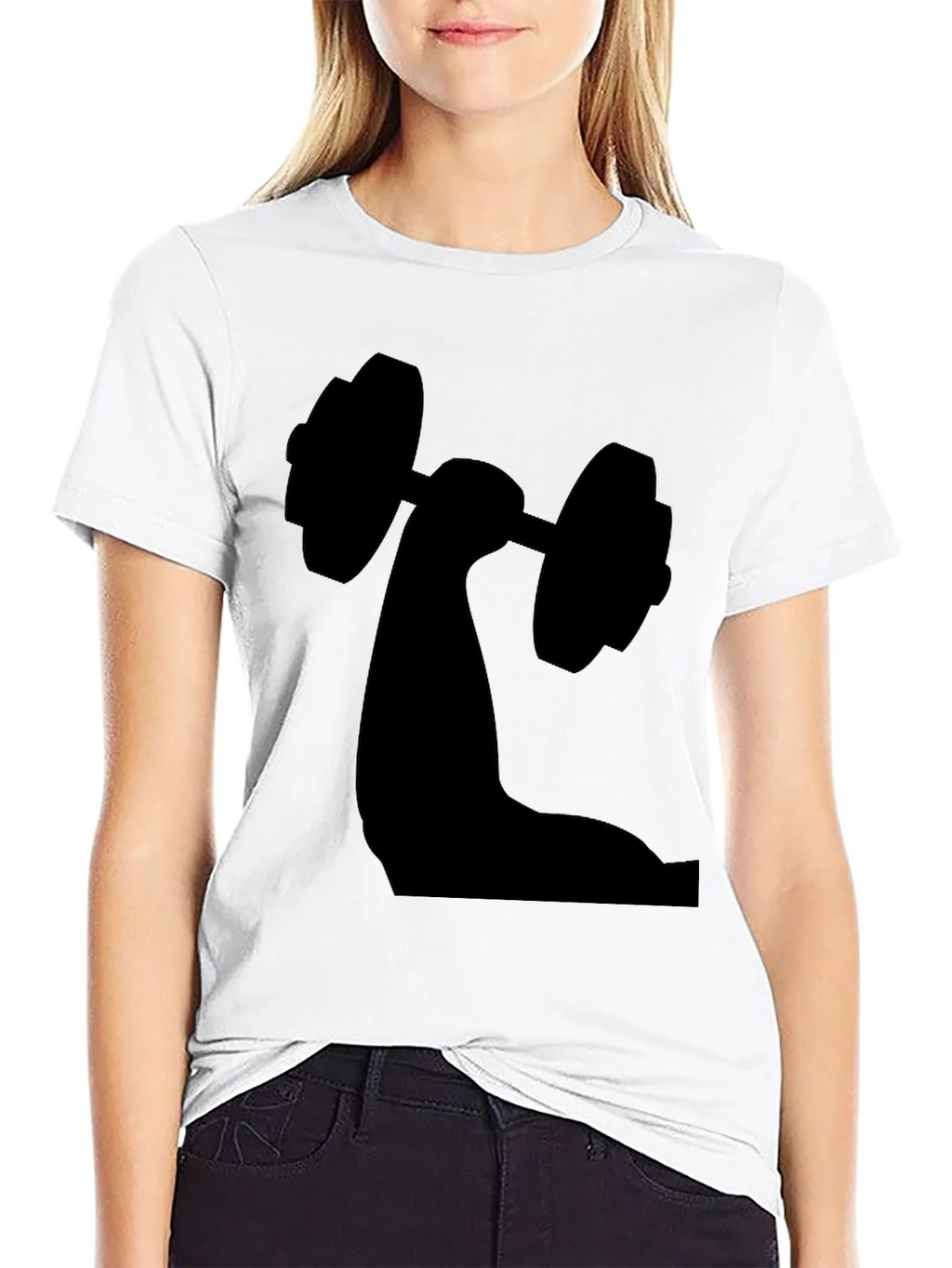 Weightlifting Arm Graphic Tee - Black product image 8