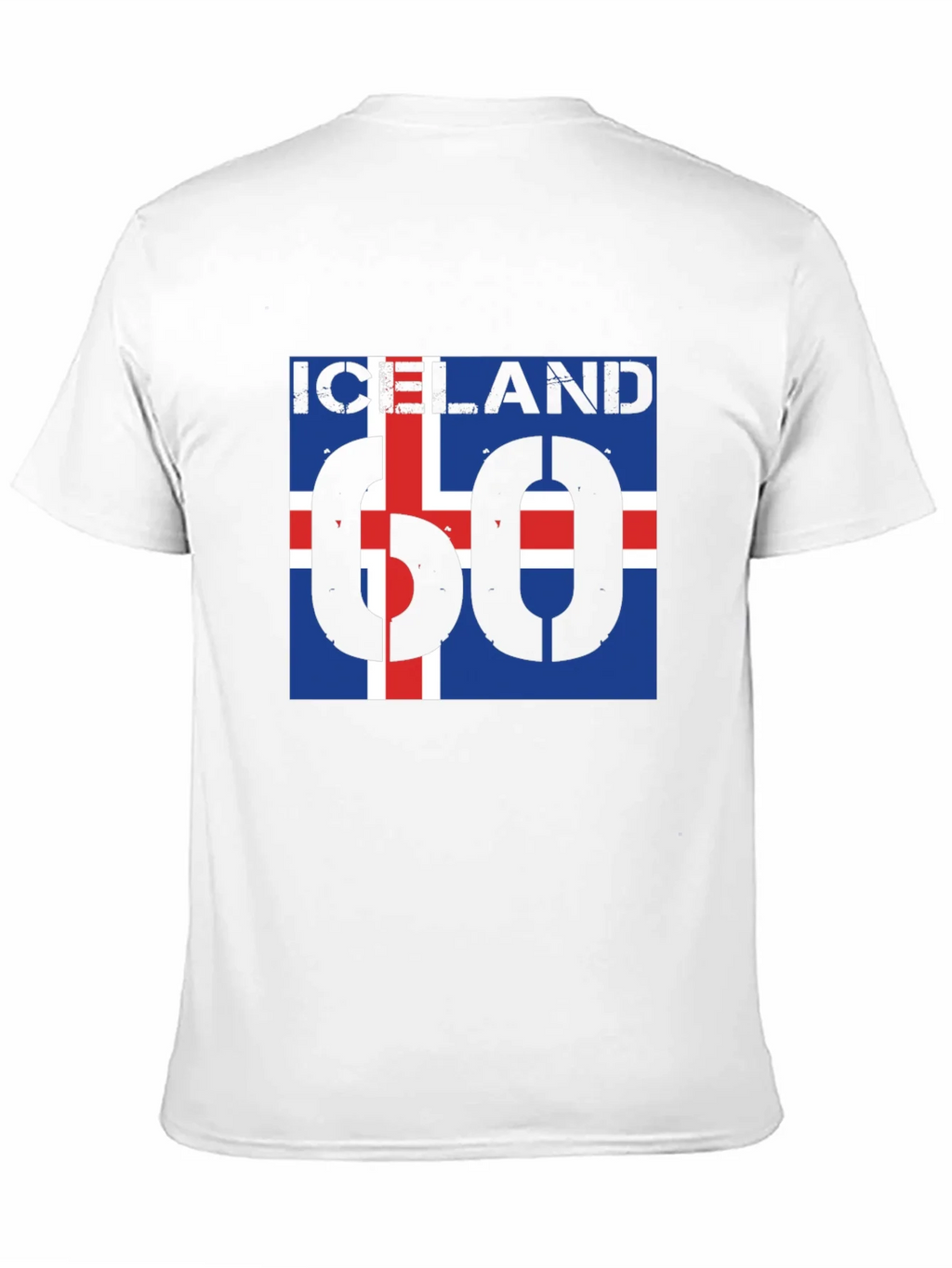 Iceland Flag T-Shirt - Black Crew Neck Graphic Tee product image 10