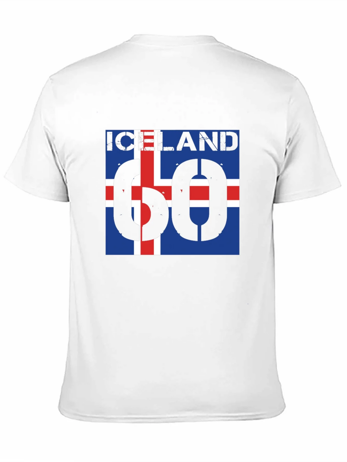 Iceland Flag T-Shirt - Black Crew Neck Graphic Tee product image 10