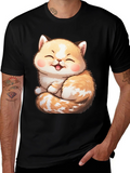 Cute Cat Graphic Tee - Soft & Comfortable product image 1