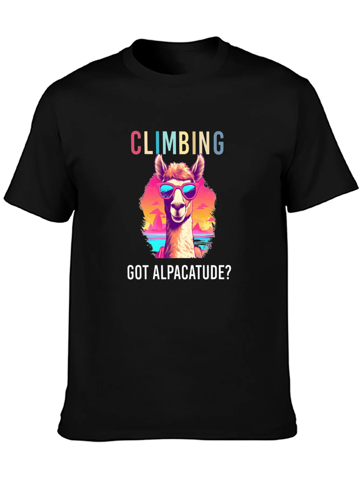 Climbing Alpacatude Graphic Tee product image 3