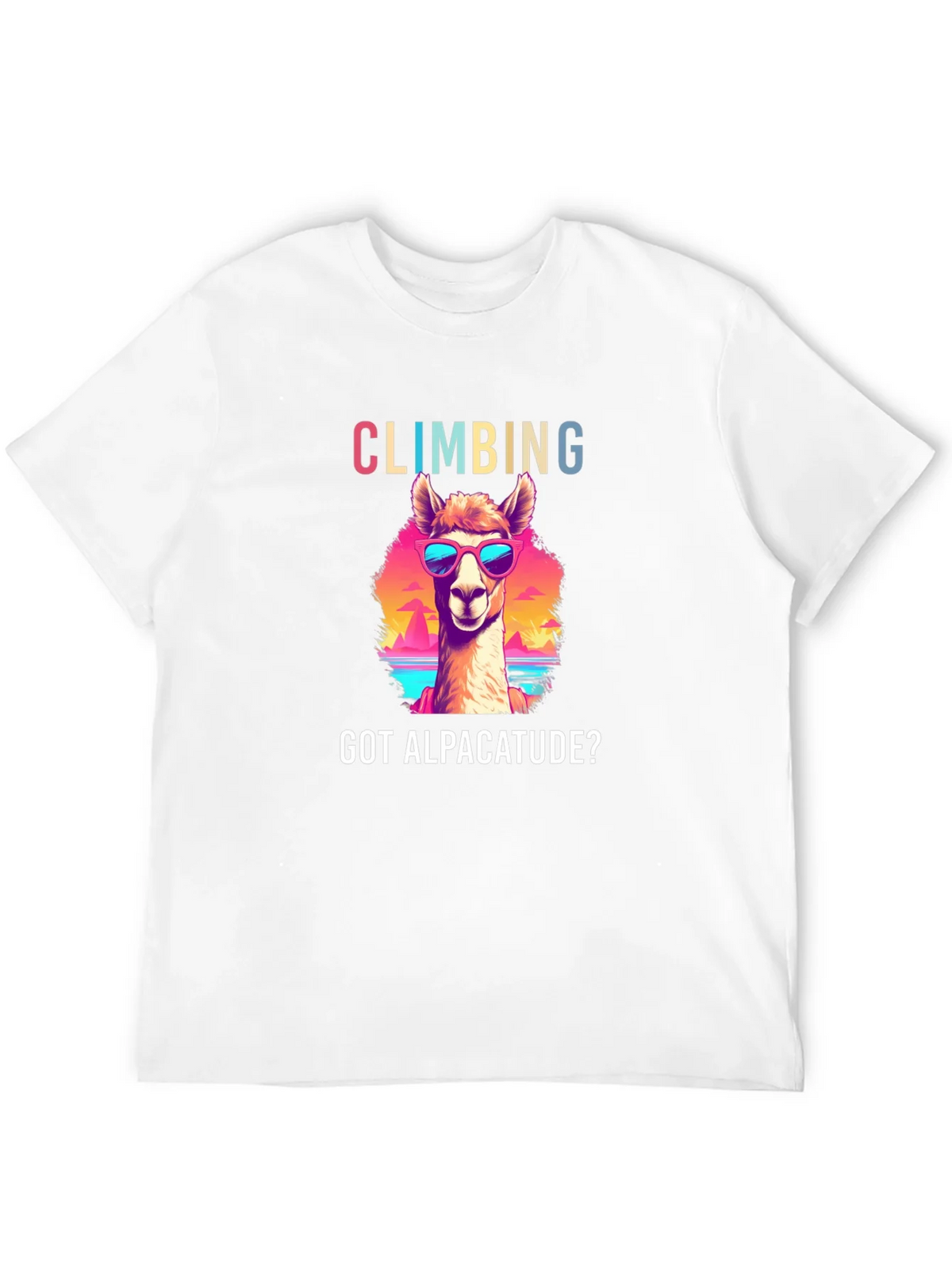 Climbing Alpacatude Graphic Tee product image 11