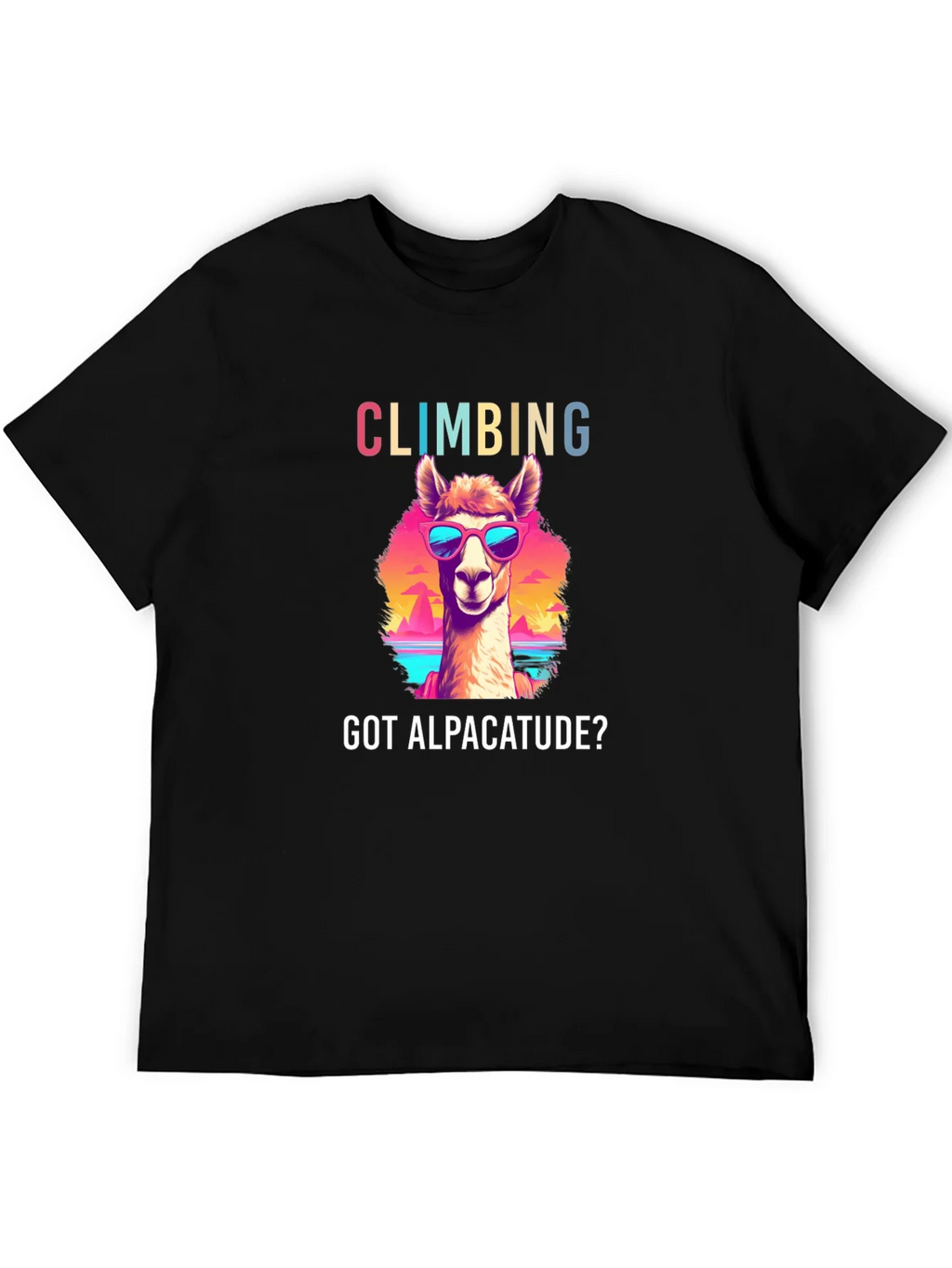 Climbing Alpacatude Graphic Tee product image 5