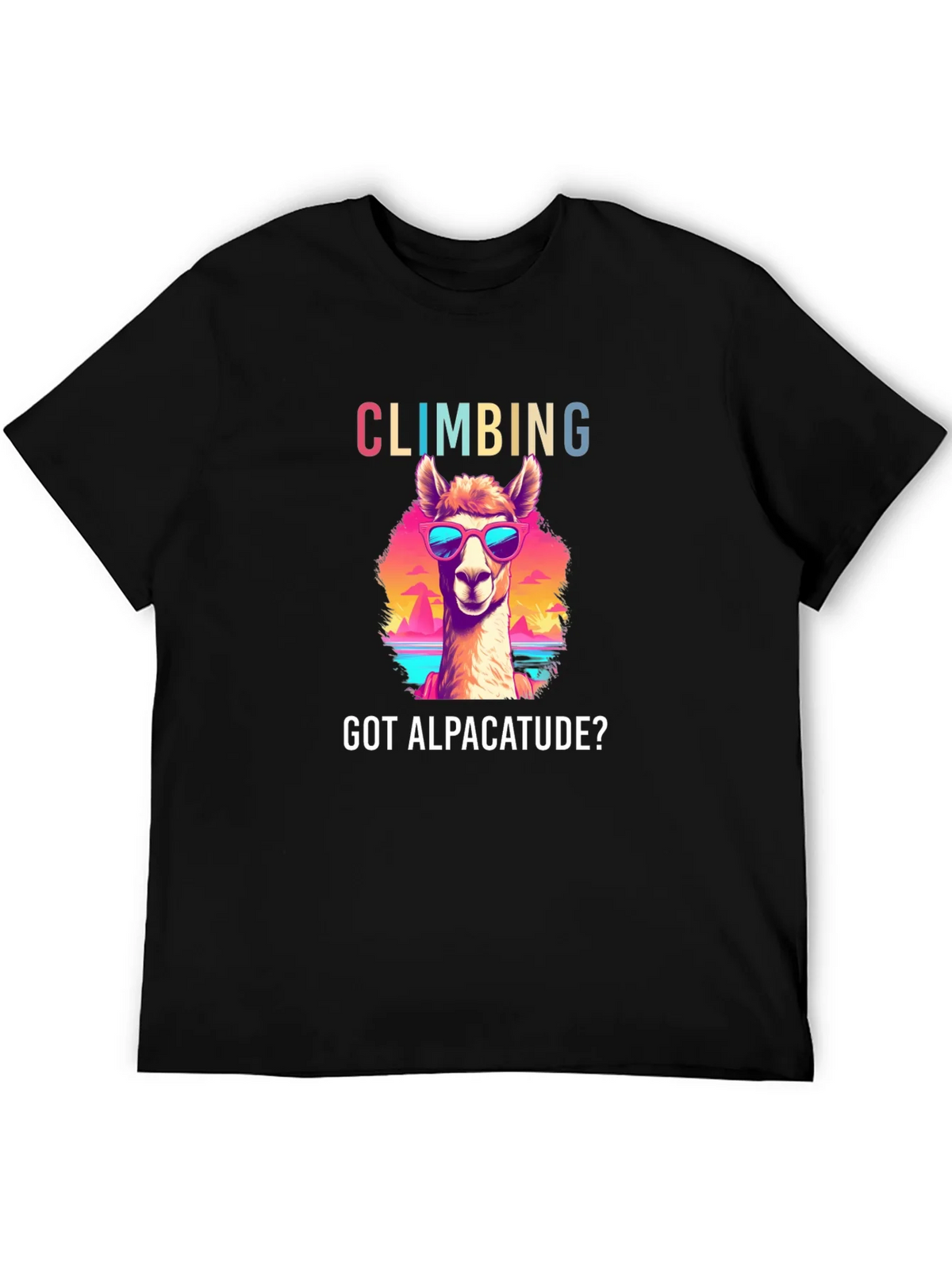 Climbing Alpacatude Graphic Tee product image 5