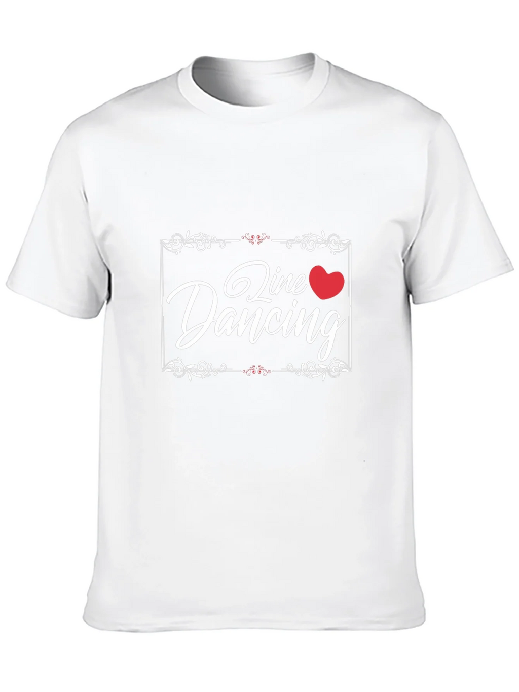 Line Dancing Heart T-Shirt Black product image 9