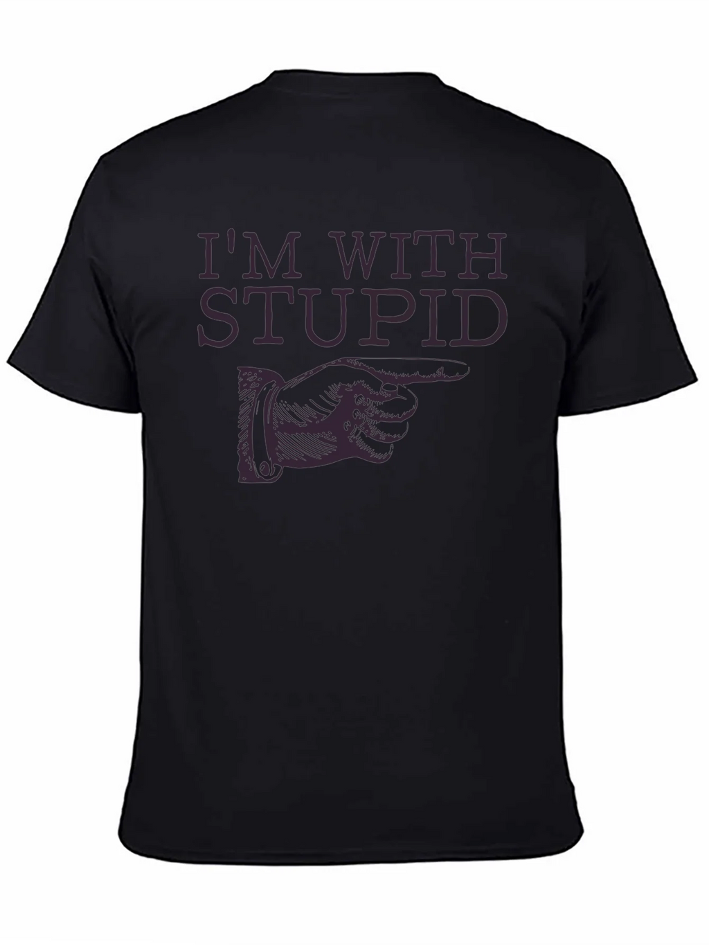 Im with Stupid Graphic Novelty T-Shirt product image 3