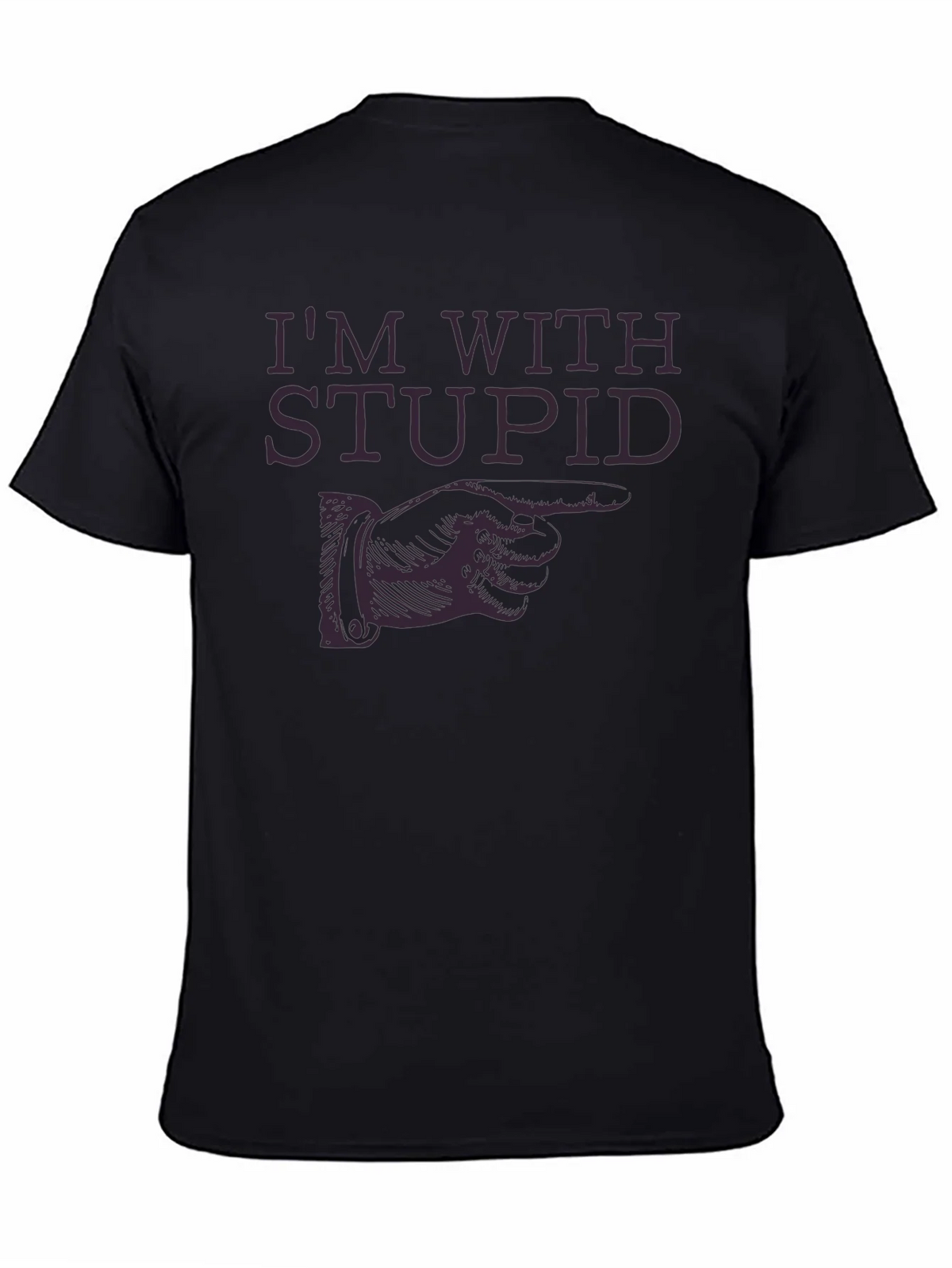 Im with Stupid Graphic Novelty T-Shirt product image 3