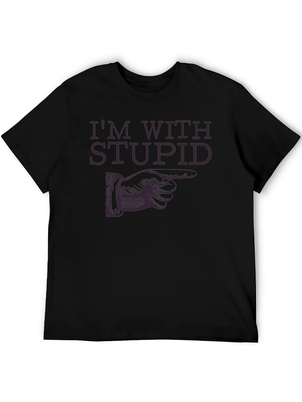 Im with Stupid Graphic Novelty T-Shirt product image 4