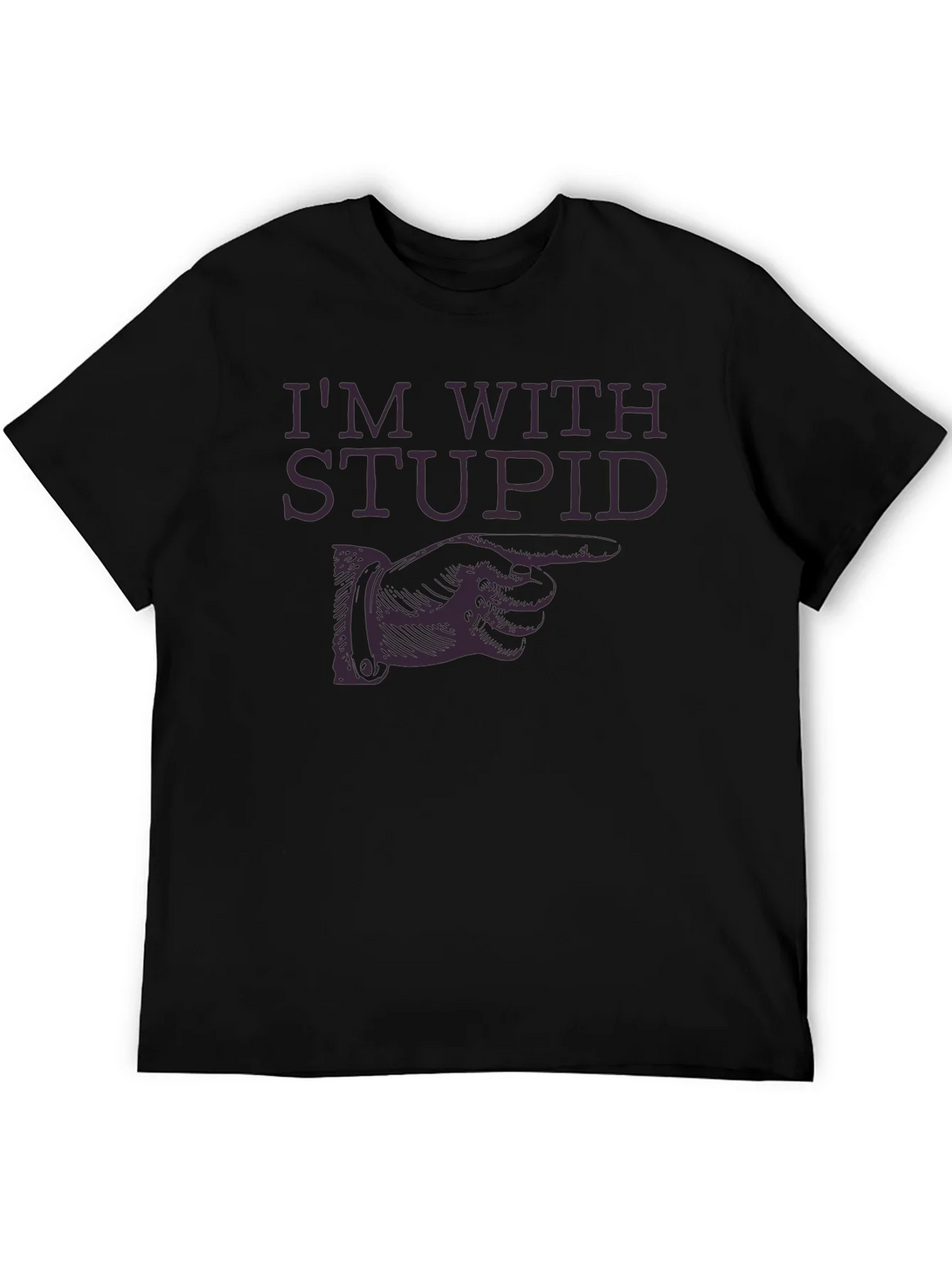 Im with Stupid Graphic Novelty T-Shirt product image 4