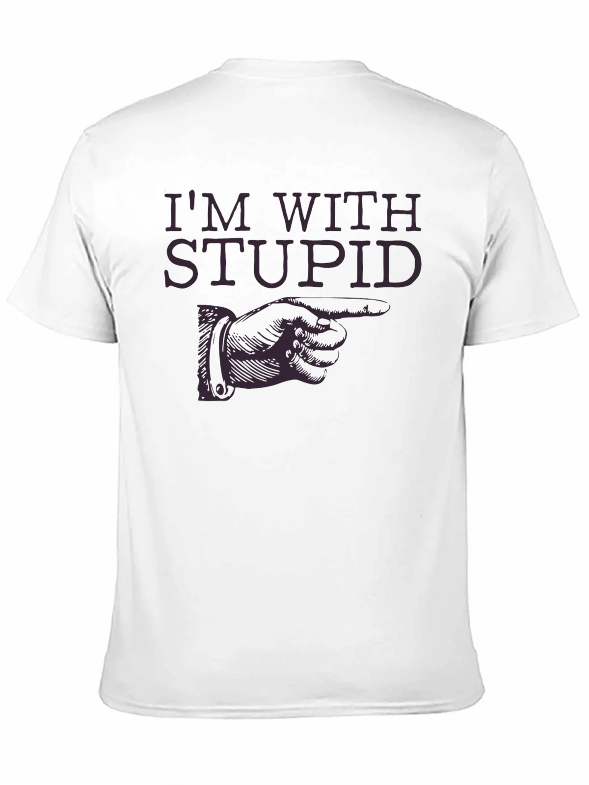 Im with Stupid Graphic Novelty T-Shirt product image 6