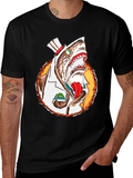 Steampunk Shark T-Shirt - Unique Graphic Tee product image 1