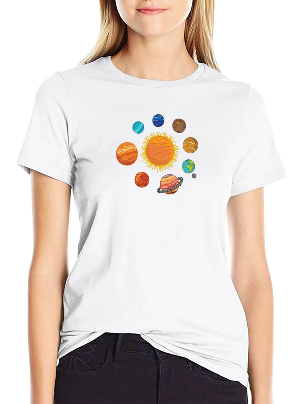 Solar System Graphic T-Shirt product image 8