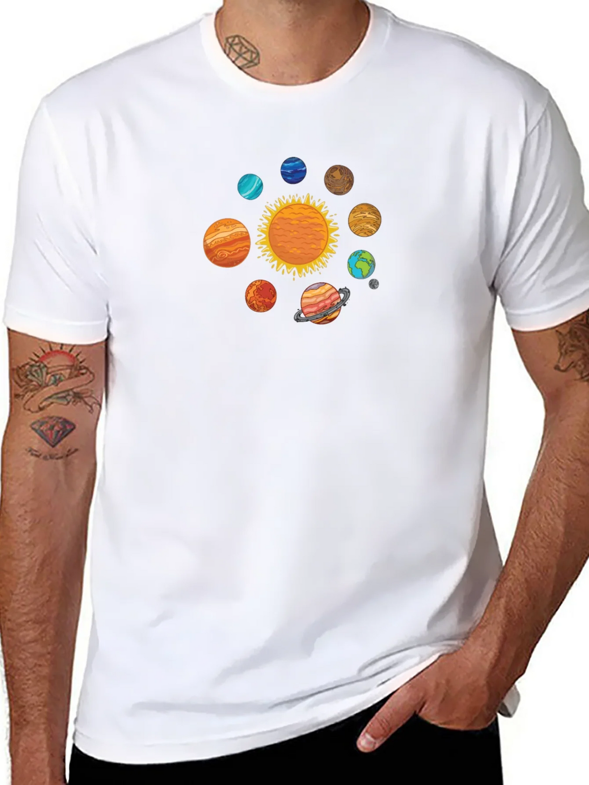 Solar System Graphic T-Shirt product image 7
