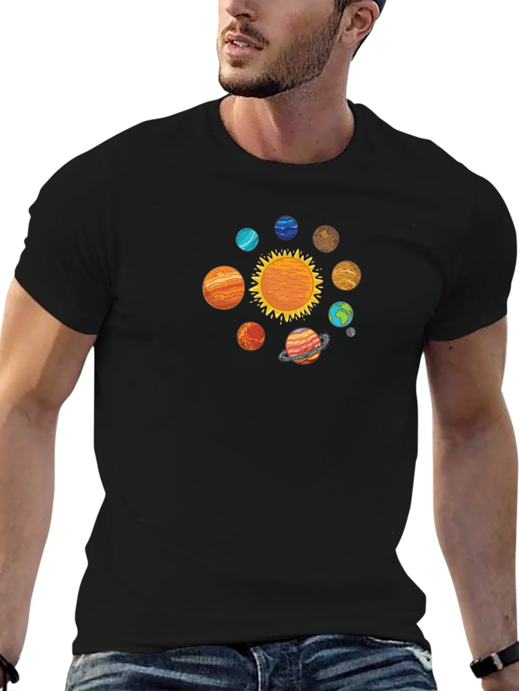 Solar System Graphic T-Shirt product image 6