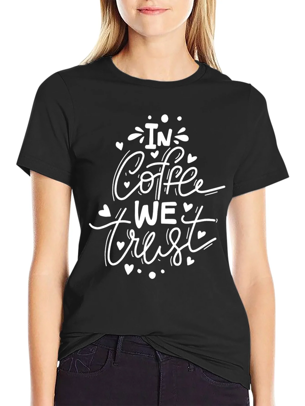 Coffee Lover Graphic Tee - In We Trust T-Shirt product image 1