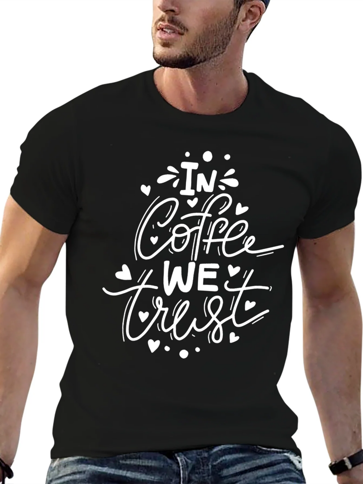 Coffee Lover Graphic Tee - In We Trust T-Shirt product image 3