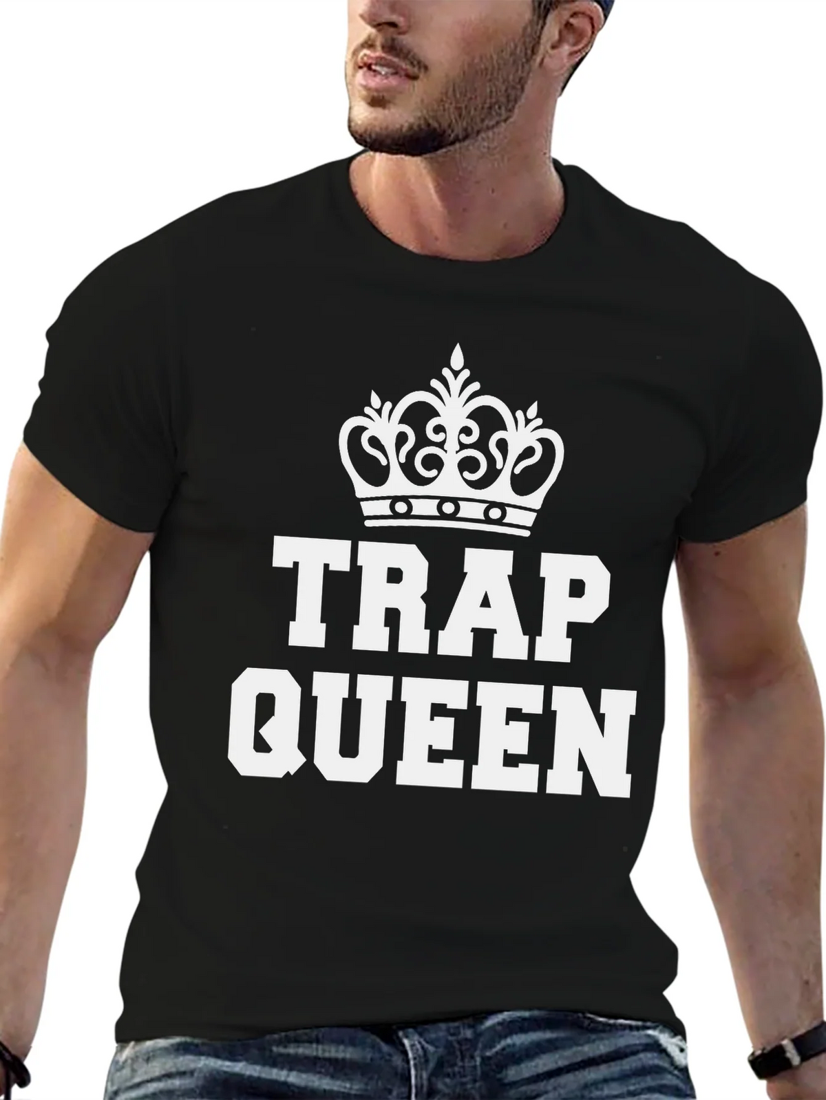Trap Queen Graphic Tee - Black product image 6