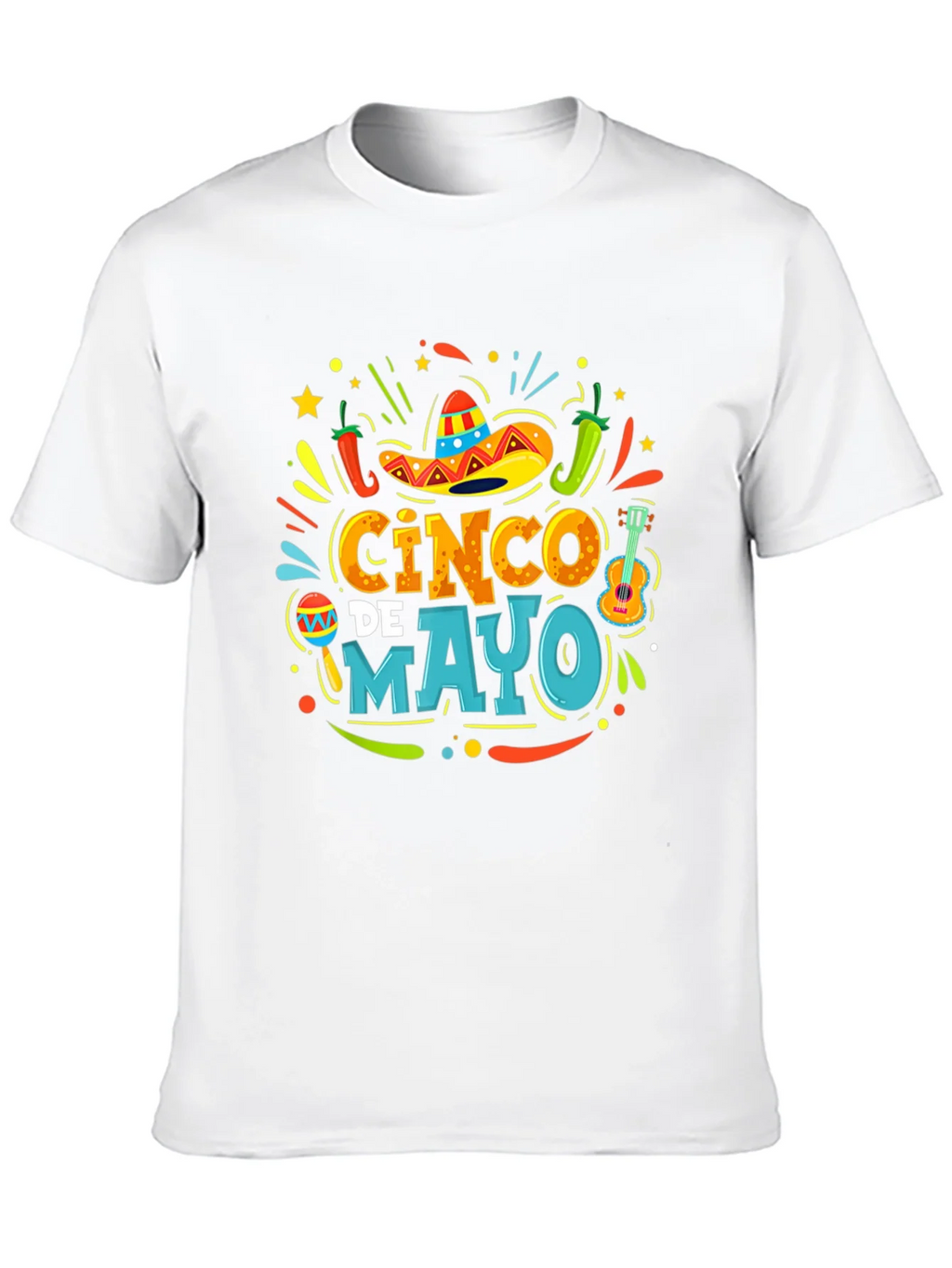 Cinco de Mayo Fiesta T-Shirt - Black Graphic Tee product image 5