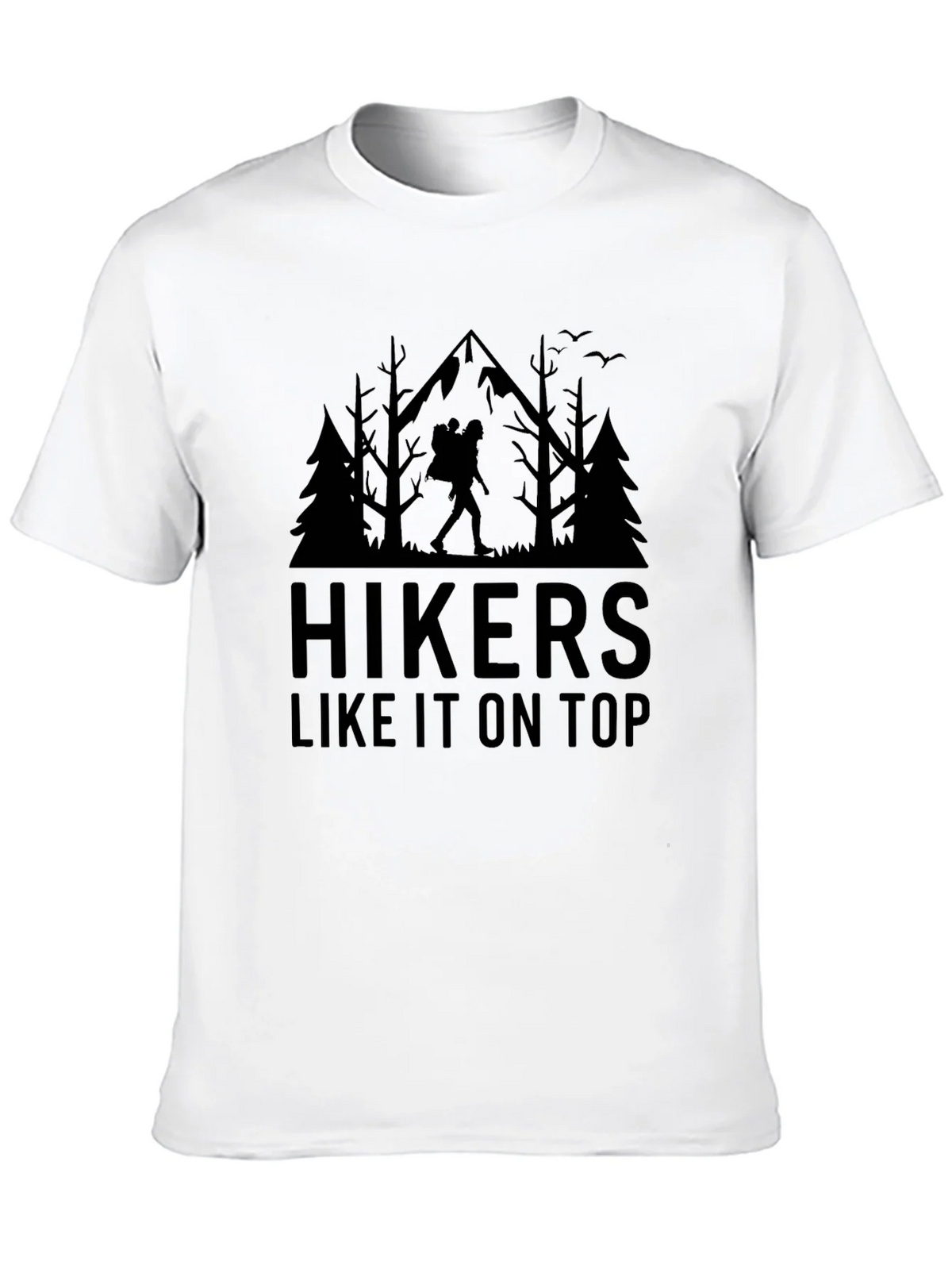 Hikers Like It On Top Black Graphic Tee product image 9