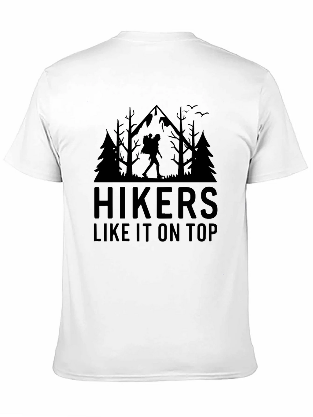 Hikers Like It On Top Black Graphic Tee product image 10