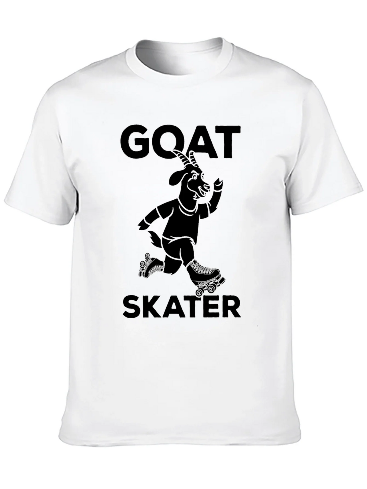 GOAT Skater T-Shirt - Black Graphic Tee product image 9