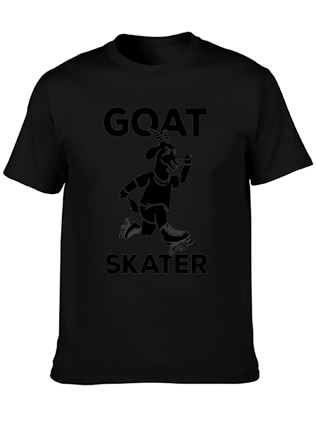 GOAT Skater T-Shirt - Black Graphic Tee product image 3